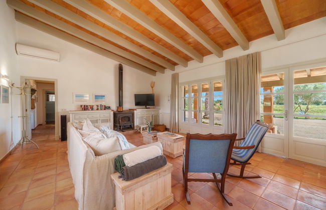 Casa de 3 quartos em Porreres com piscina privada e jardim - Foto 6