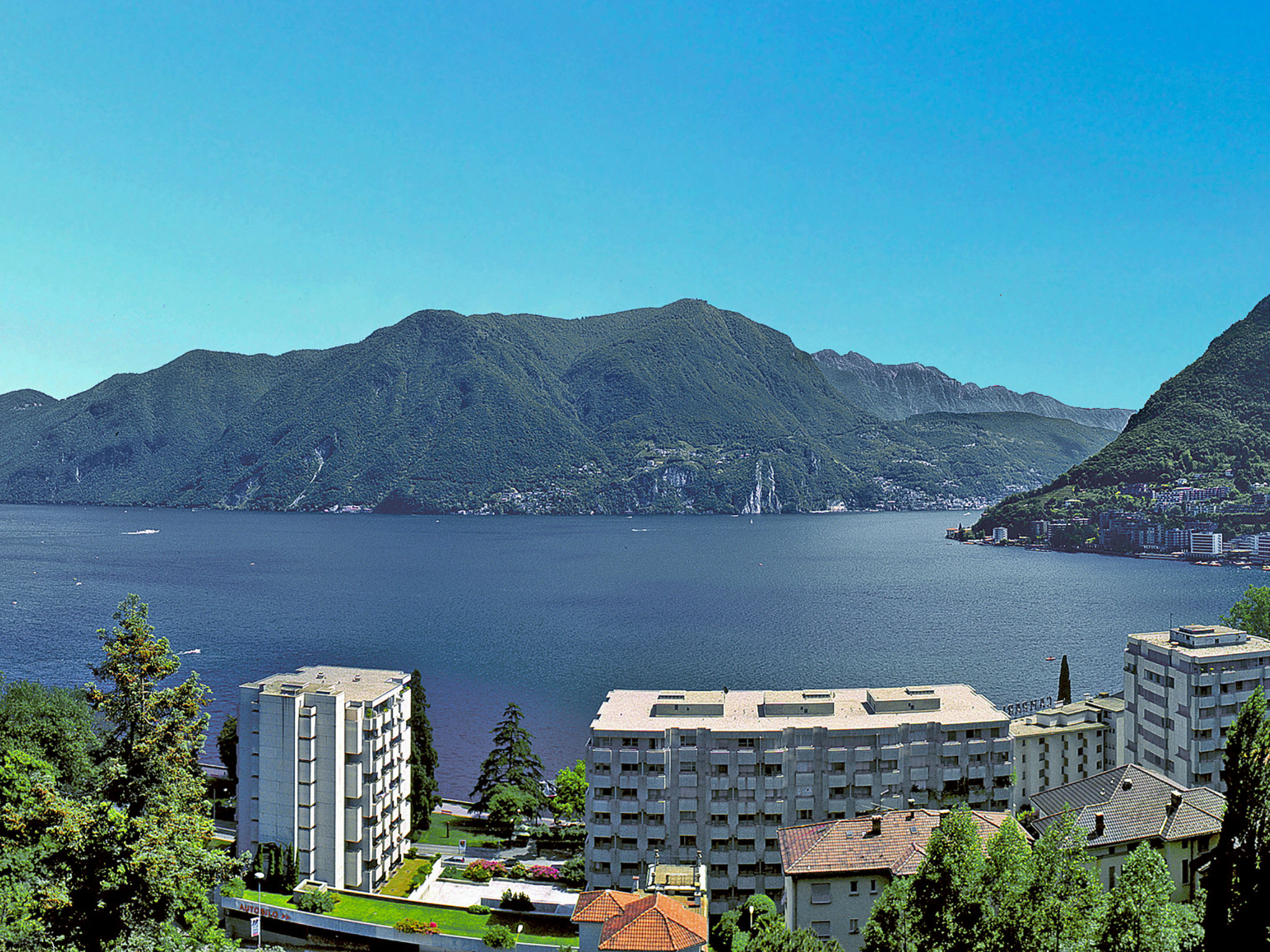 Foto 1 - Appartamento con 1 camera da letto a Lugano con vista sulle montagne