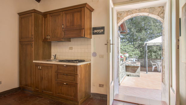 Apartamento de 2 quartos em Monteriggioni com piscina e jardim - Foto 3
