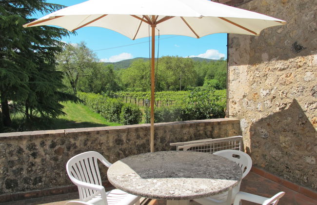 Apartamento de 2 quartos em Monteriggioni com piscina e jardim - Foto 11