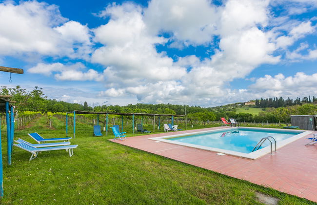 Apartamento de 2 quartos em Monteriggioni com piscina e jardim - Foto 15