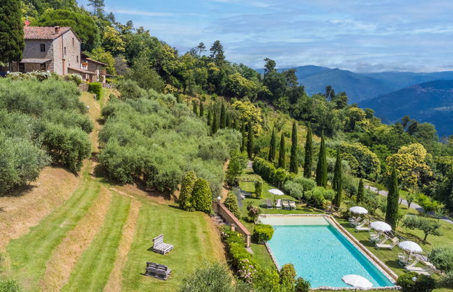 Casa de 2 quartos em Pescia com piscina e jardim - Foto 46