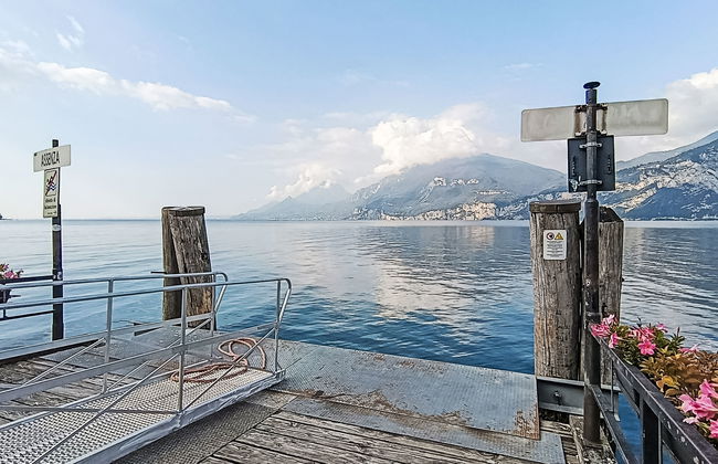 Apartamento de 1 quarto em Brenzone sul Garda com piscina e jardim - Foto 28