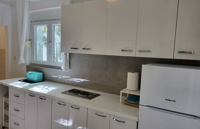 Casa de 1 quarto em Jasenice com jardim e terraço - Foto 10
