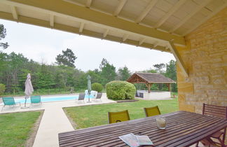 Foto 3 - Haus mit 2 Schlafzimmern in Blanquefort-sur-Briolance mit privater pool und garten