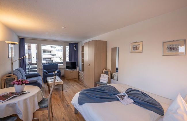 Apartment mit 1 Schlafzimmer in Sankt Moritz - Foto 9