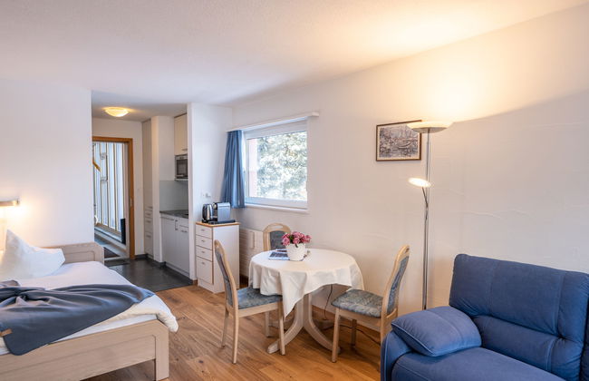 Apartment mit 1 Schlafzimmer in Sankt Moritz - Foto 7