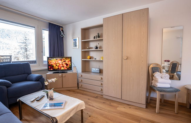 Apartment mit 1 Schlafzimmer in Sankt Moritz - Foto 8