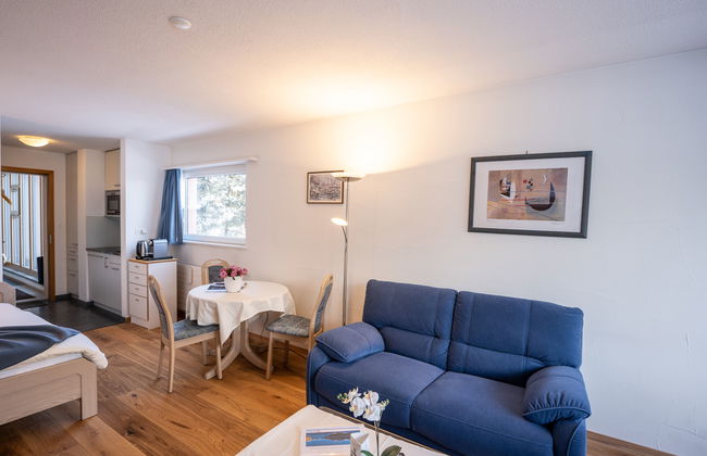 Apartment mit 1 Schlafzimmer in Sankt Moritz - Foto 3
