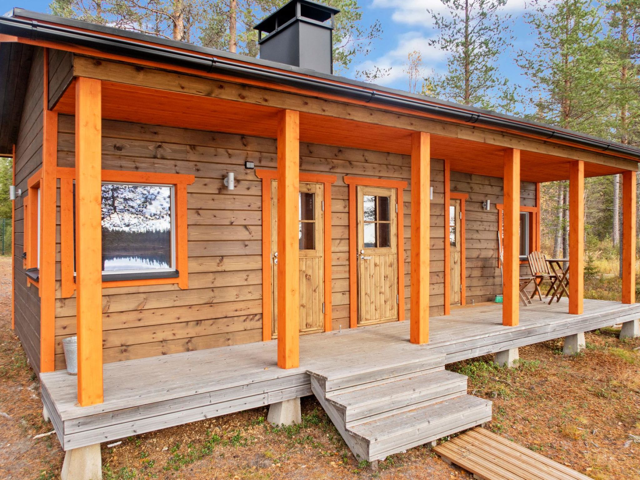 Foto 34 - Casa de 3 habitaciones en Kuusamo con sauna y vistas a la montaña