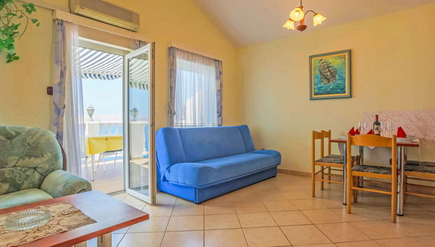 Apartment mit 2 Schlafzimmern in Karlobag mit schwimmbad und terrasse - Foto 5