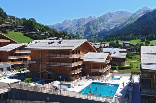 Foto 33 - Apartamento em La Clusaz com piscina e vista para a montanha