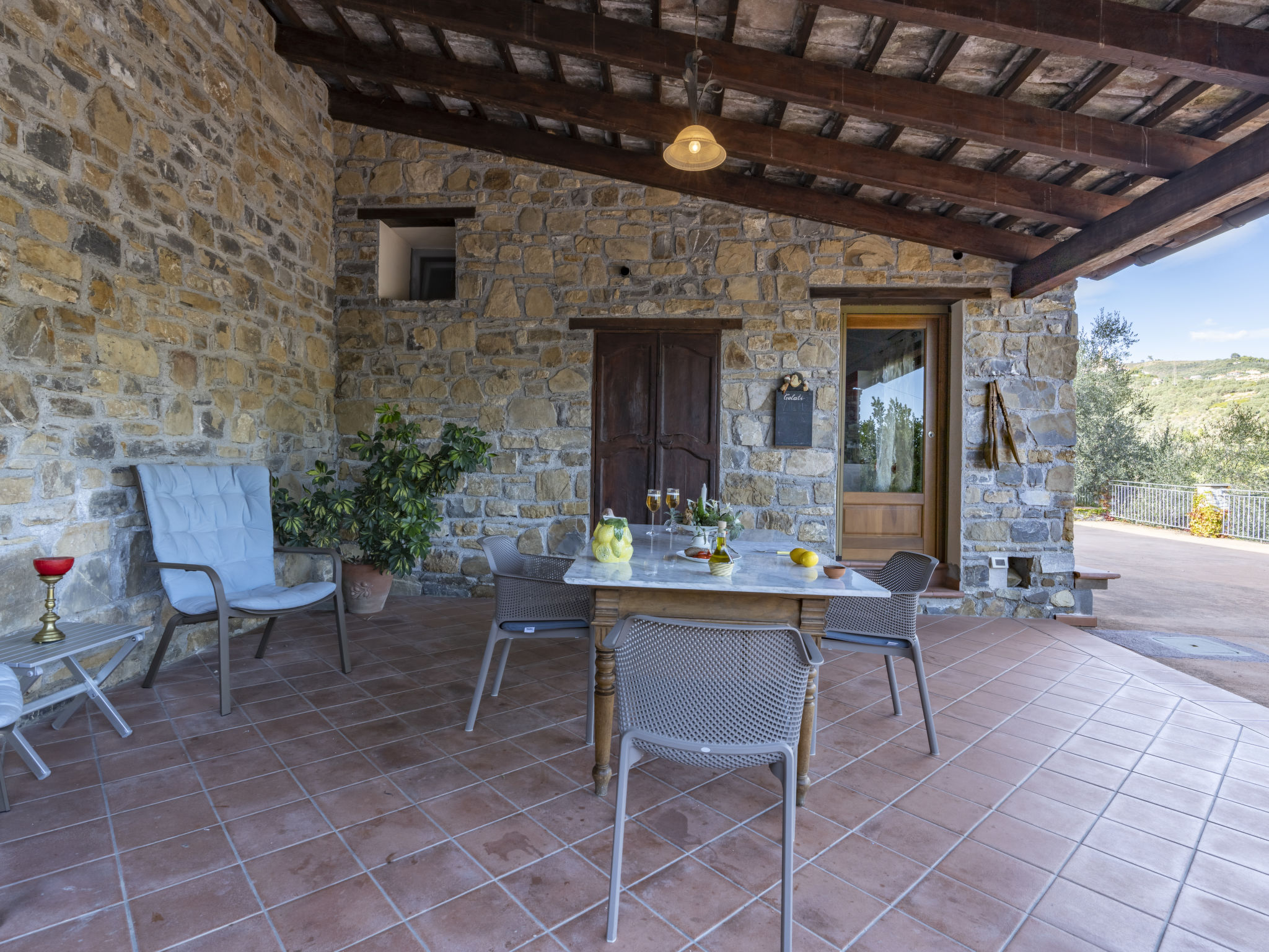 Photo 1 - Maison de 2 chambres à Cipressa avec piscine privée et vues à la mer