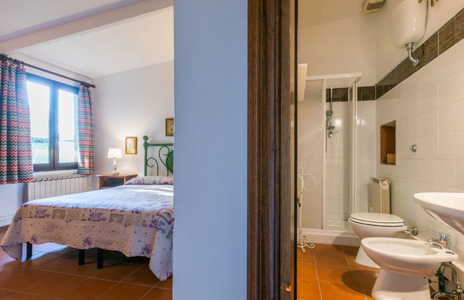 Casa de 2 quartos em Colle di Val d'Elsa com piscina e jardim - Foto 16