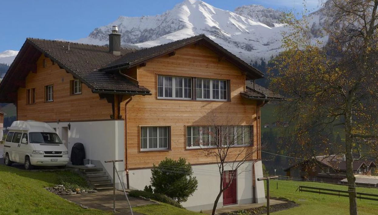 Apartamento de 3 quartos em Adelboden com jardim - Foto 1
