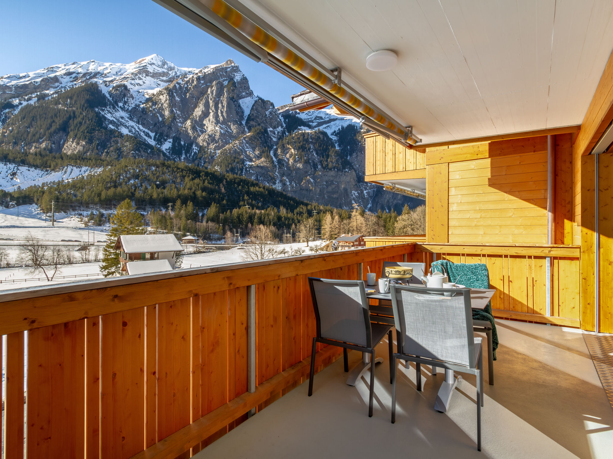 Foto 17 - Apartamento de 2 quartos em Kandersteg com vista para a montanha