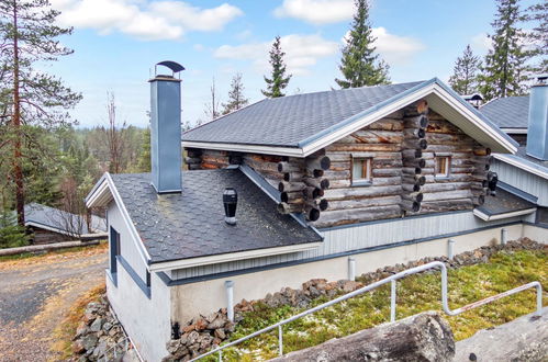 Foto 15 - Haus mit 1 Schlafzimmer in Kuusamo mit sauna und blick auf die berge