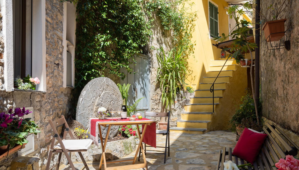 Apartment mit 2 Schlafzimmern in Pietrabruna mit garten und terrasse - Foto 1