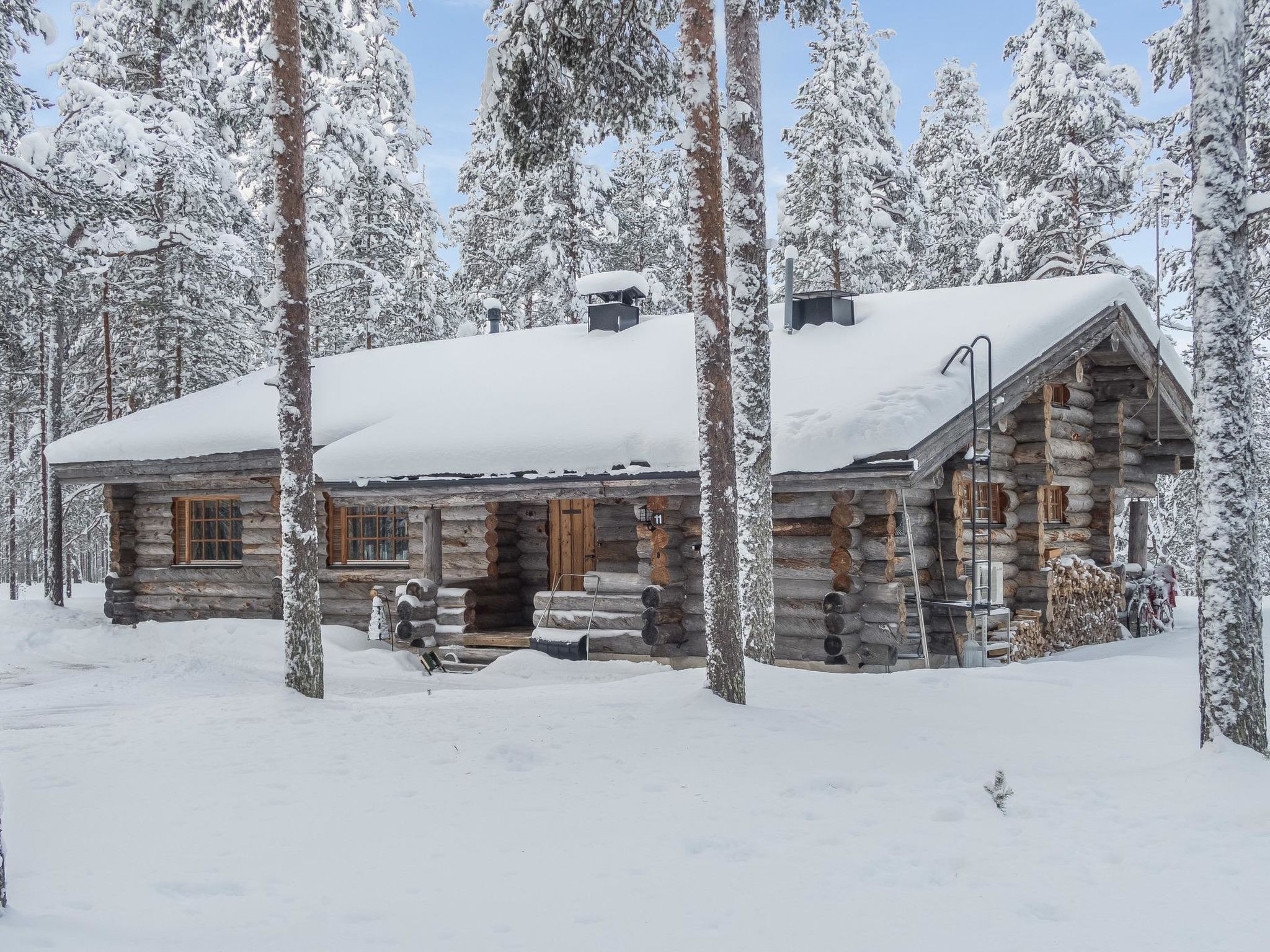 Foto 4 - Casa de 2 habitaciones en Kuusamo con sauna y vistas a la montaña