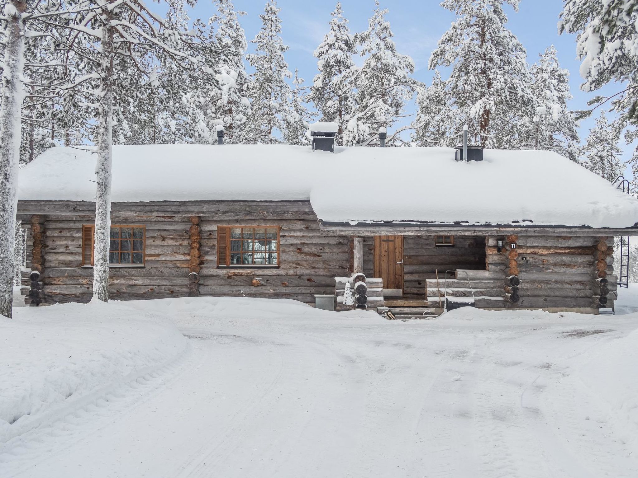 Foto 2 - Casa de 2 habitaciones en Kuusamo con sauna y vistas a la montaña