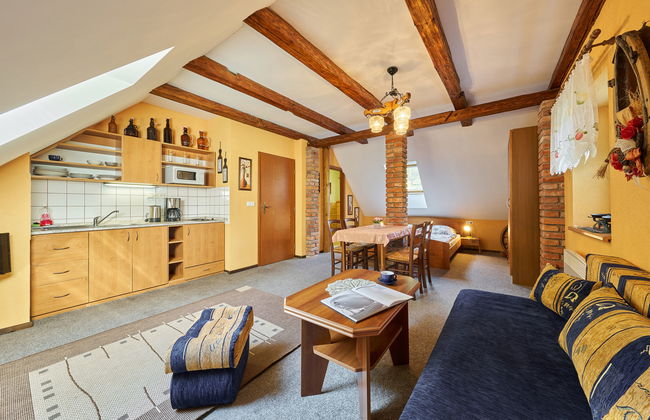 Apartamento de 1 quarto em Stárkov com piscina e jardim - Foto 2