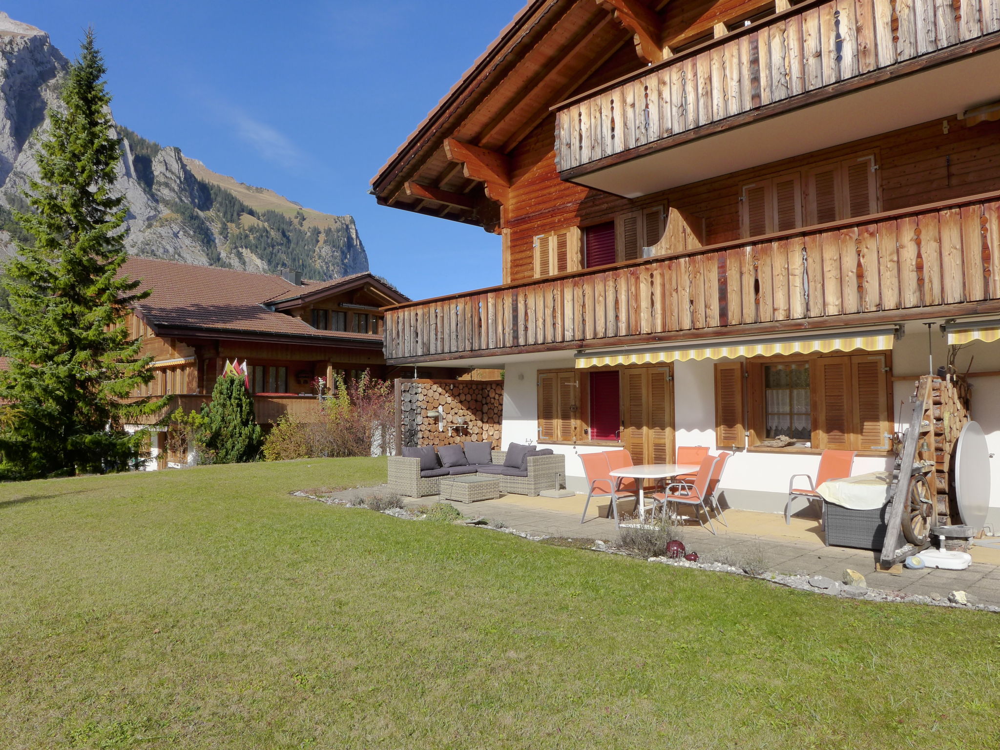 Foto 18 - Apartamento de 2 quartos em Kandersteg com jardim e terraço