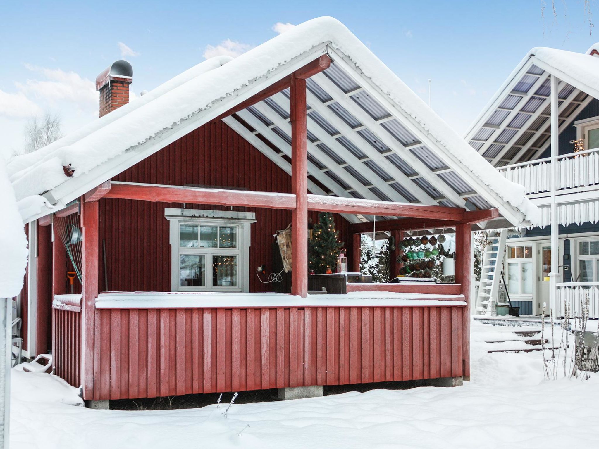 Foto 4 - Casa de 1 habitación en Rovaniemi con vistas a la montaña