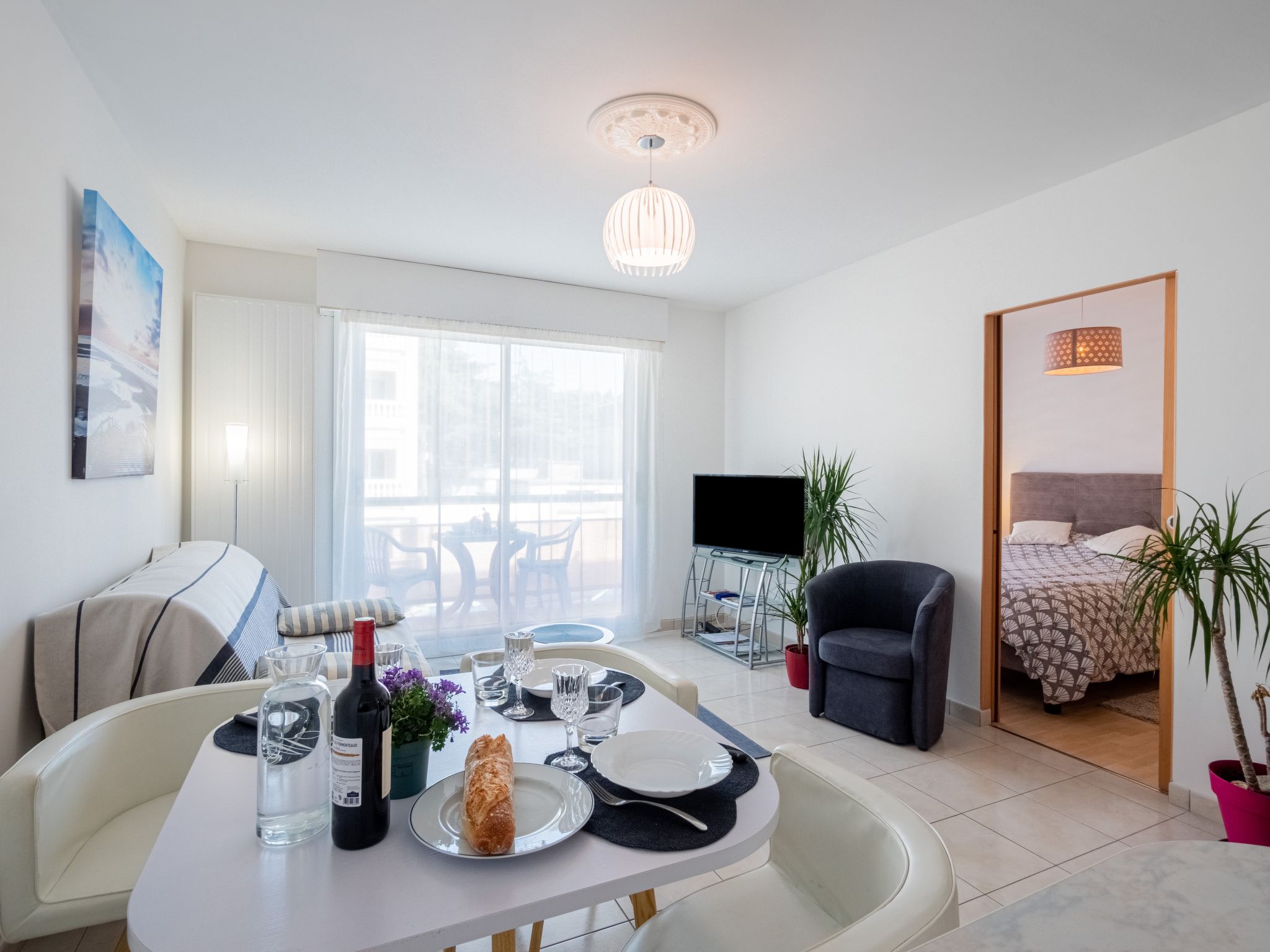 Foto 1 - Apartment mit 1 Schlafzimmer in Les Sables-d'Olonne mit blick aufs meer