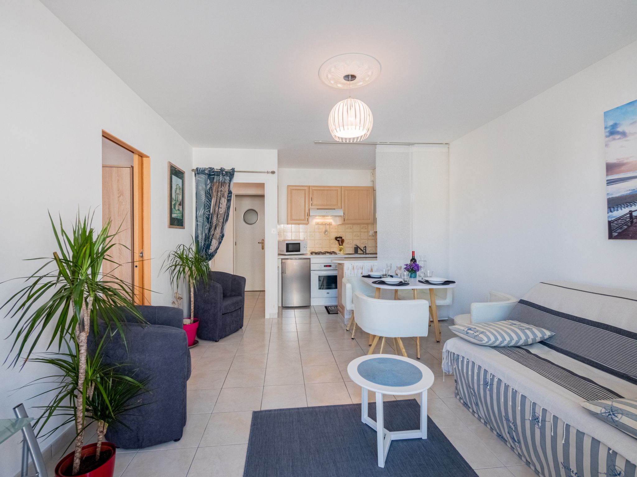 Foto 8 - Apartamento de 1 habitación en Les Sables-d'Olonne con vistas al mar