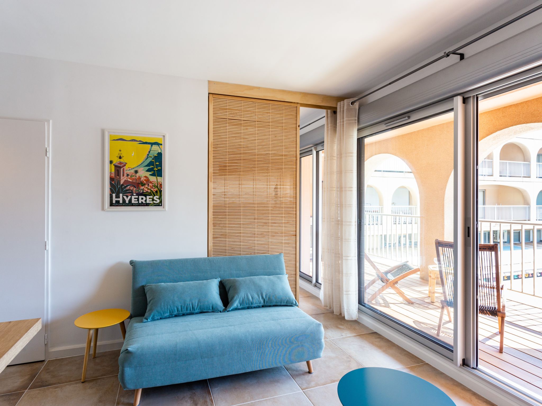 Foto 12 - Apartamento de 1 habitación en Hyères con terraza y vistas al mar
