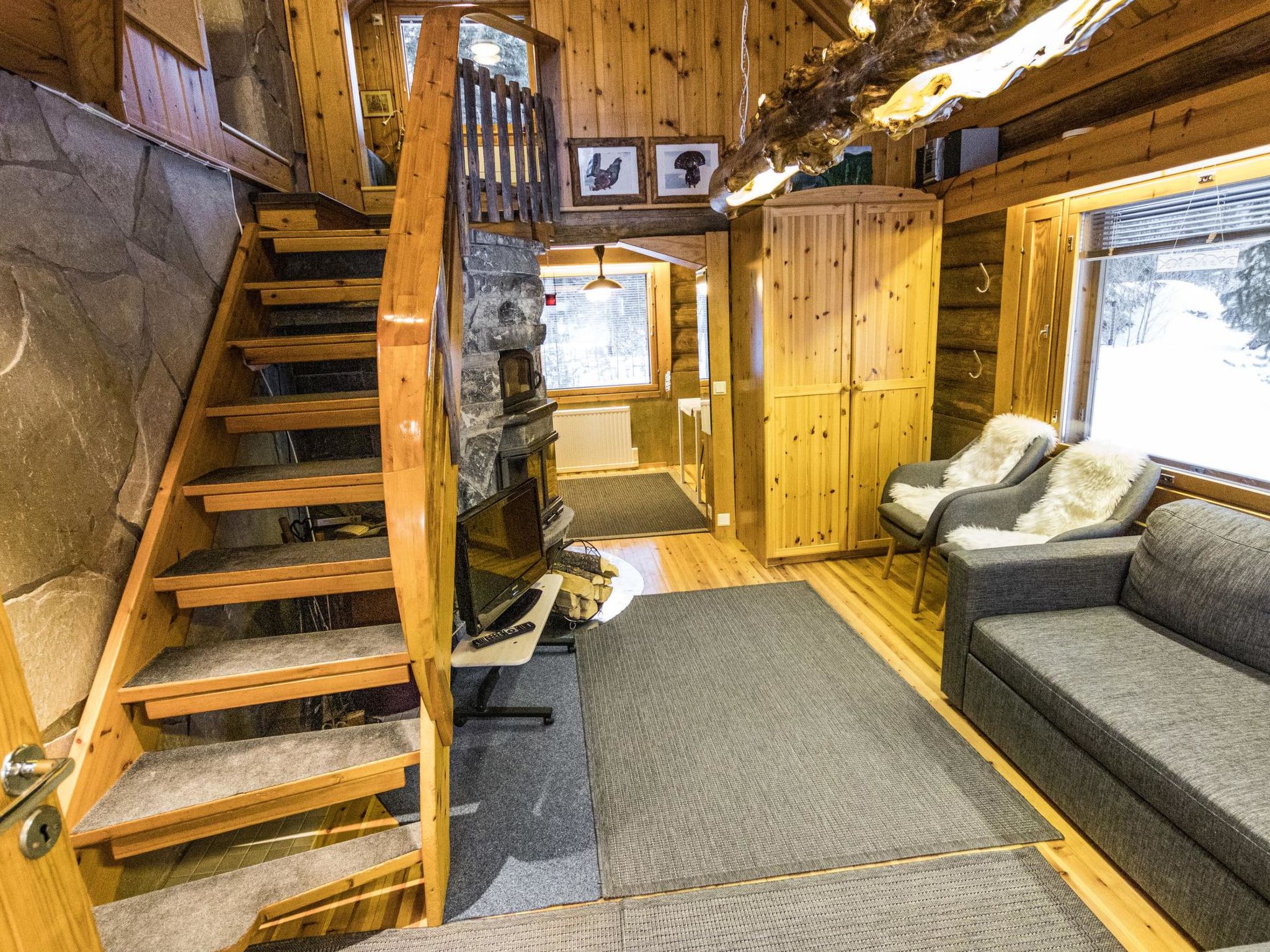 Foto 3 - Haus mit 1 Schlafzimmer in Kolari mit sauna und blick auf die berge