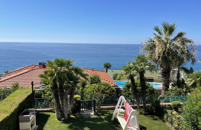 Apartamento de 2 quartos em Cipressa com piscina e jardim - Foto 29