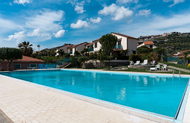 Apartamento de 2 quartos em Cipressa com piscina e jardim - Foto 30