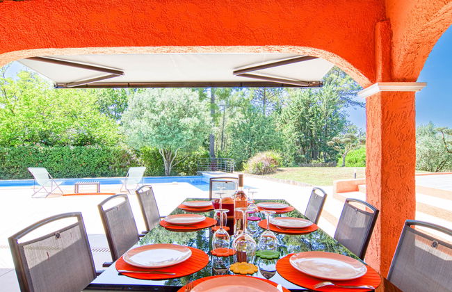 Casa de 4 quartos em Bagnols-en-Forêt com piscina privada e jardim - Foto 9