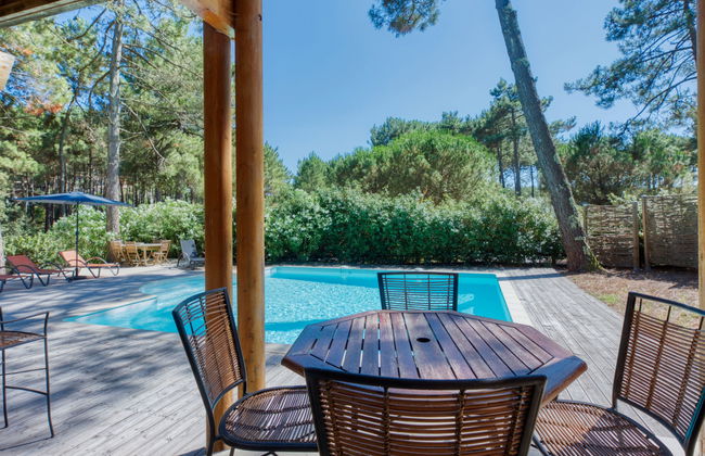Casa de 6 quartos em Lacanau com piscina privada e jardim - Foto 45