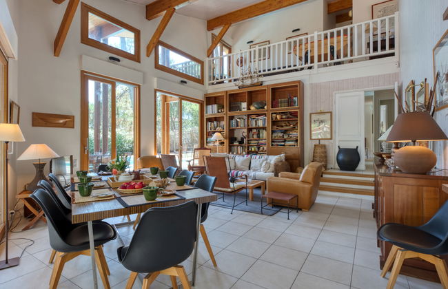 Casa de 6 quartos em Lacanau com piscina privada e jardim - Foto 4