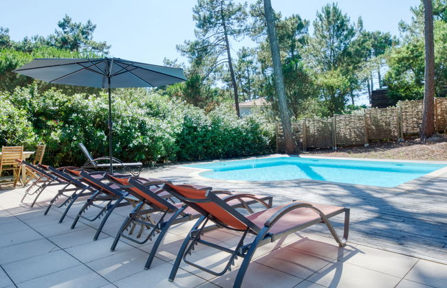 Casa de 6 quartos em Lacanau com piscina privada e jardim - Foto 35