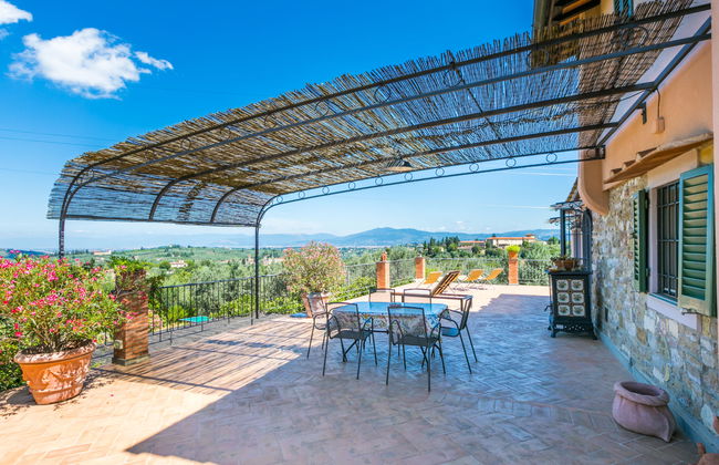 Casa de 3 quartos em Impruneta com piscina privada e jardim - Foto 52