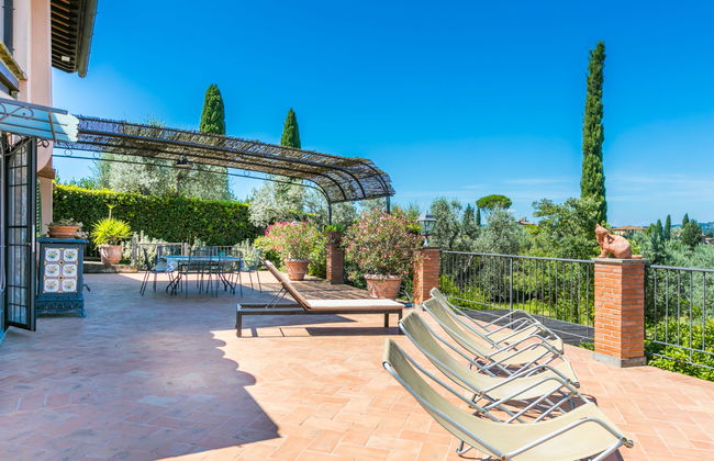 Casa de 3 quartos em Impruneta com piscina privada e jardim - Foto 7