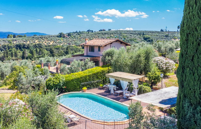 Casa de 3 quartos em Impruneta com piscina privada e jardim - Foto 62