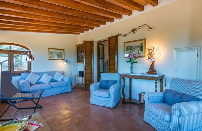 Casa de 3 quartos em Impruneta com piscina privada e jardim - Foto 10