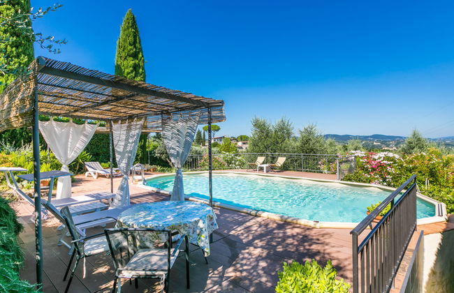 Casa de 3 quartos em Impruneta com piscina privada e jardim - Foto 56