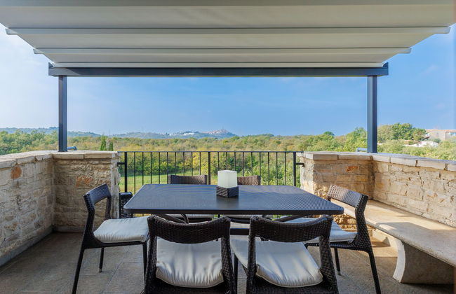 Casa de 4 quartos em Buje com piscina e jardim - Foto 10