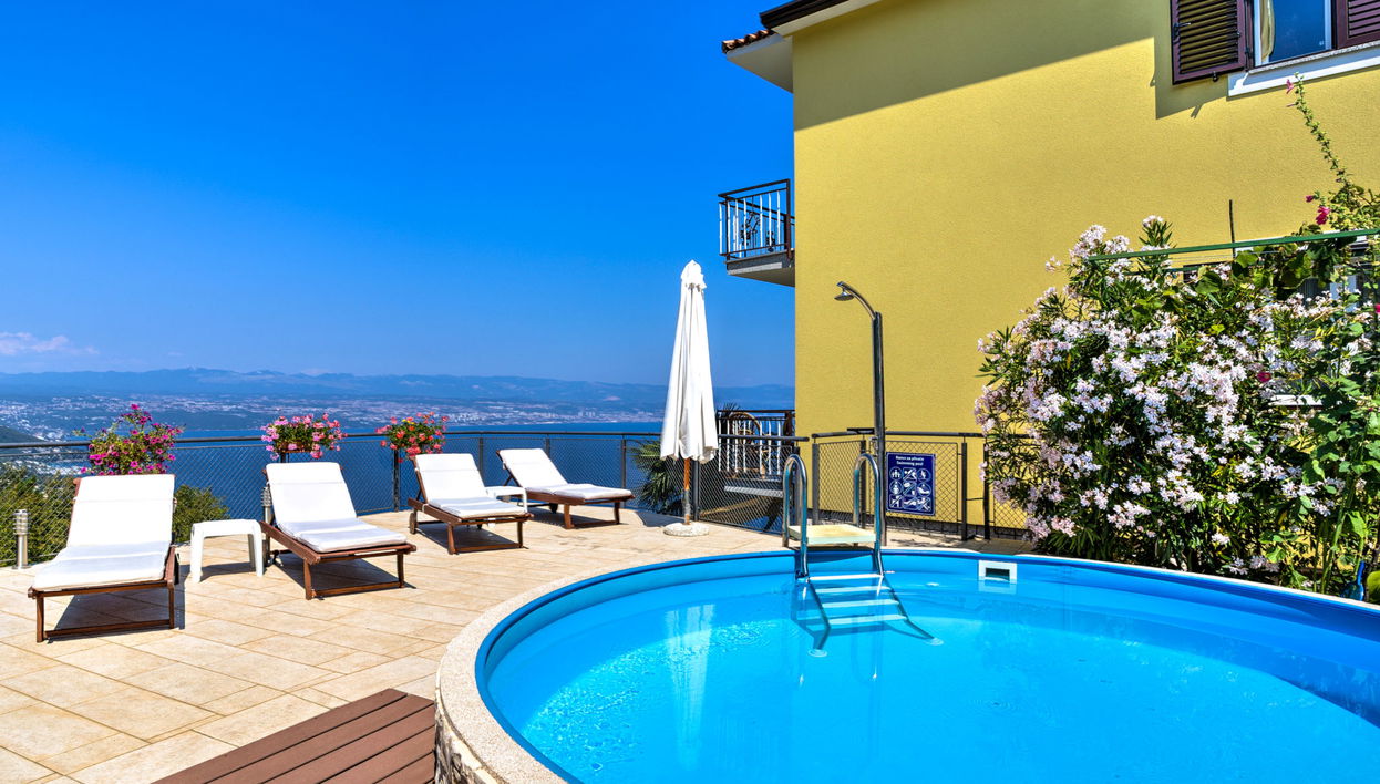 Apartment mit 3 Schlafzimmern in Lovran mit schwimmbad und garten - Foto 1