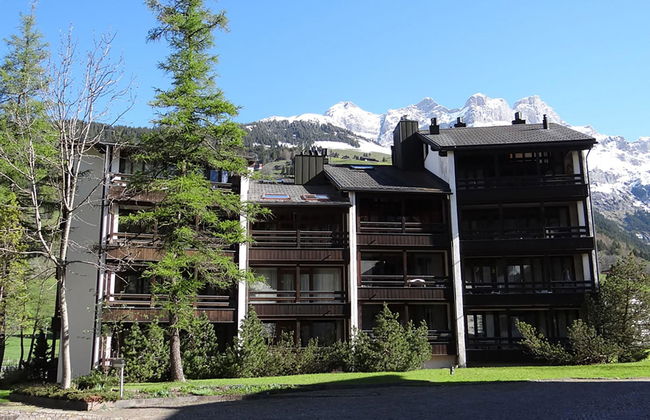 Apartamento de 1 quarto em Engelberg com piscina e sauna - Foto 1