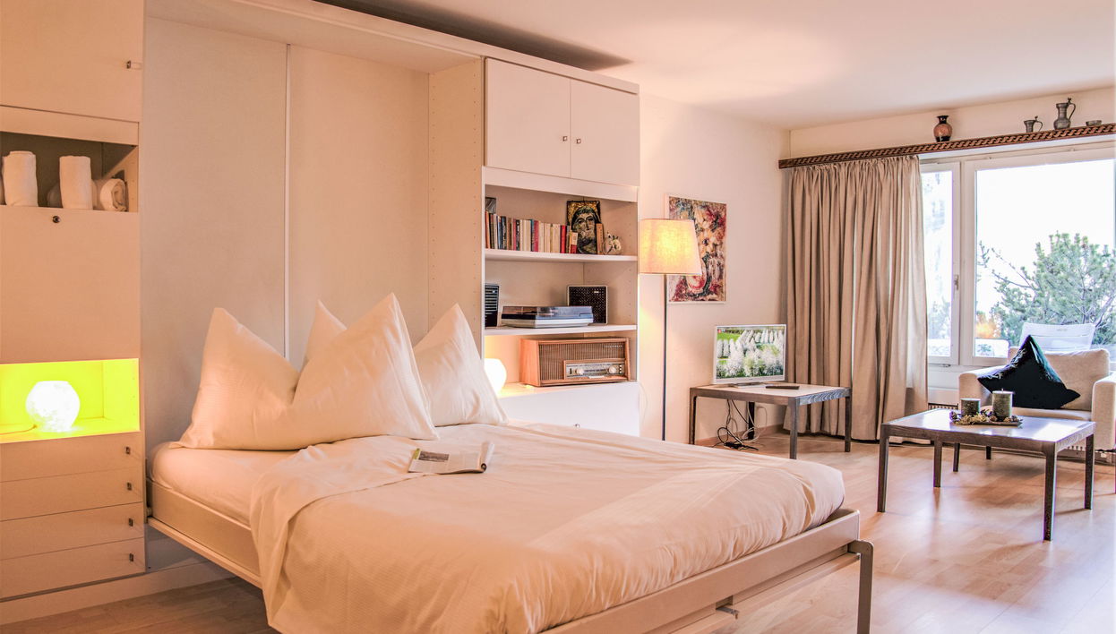 Apartamento de 1 quarto em Sankt Moritz com jardim e terraço - Foto 1