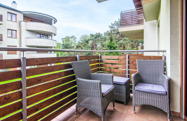 Apartamento de 1 quarto em Ustka com jardim - Foto 5