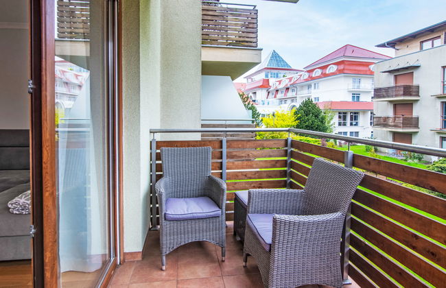 Apartamento de 1 quarto em Ustka com jardim - Foto 14