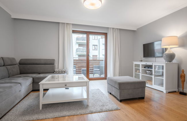 Apartamento de 1 quarto em Ustka com jardim - Foto 6