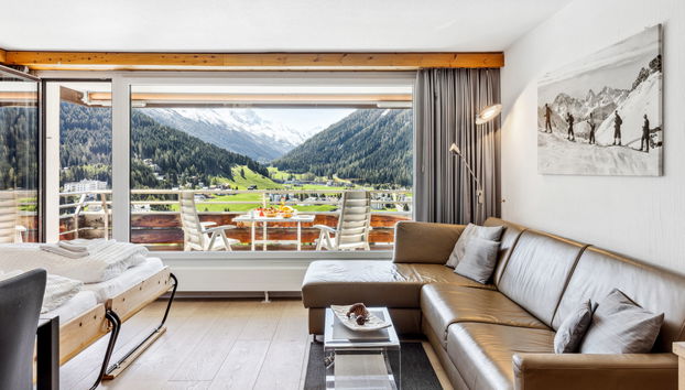 Apartment mit 2 Schlafzimmern in Davos mit schwimmbad und sauna - Foto 2